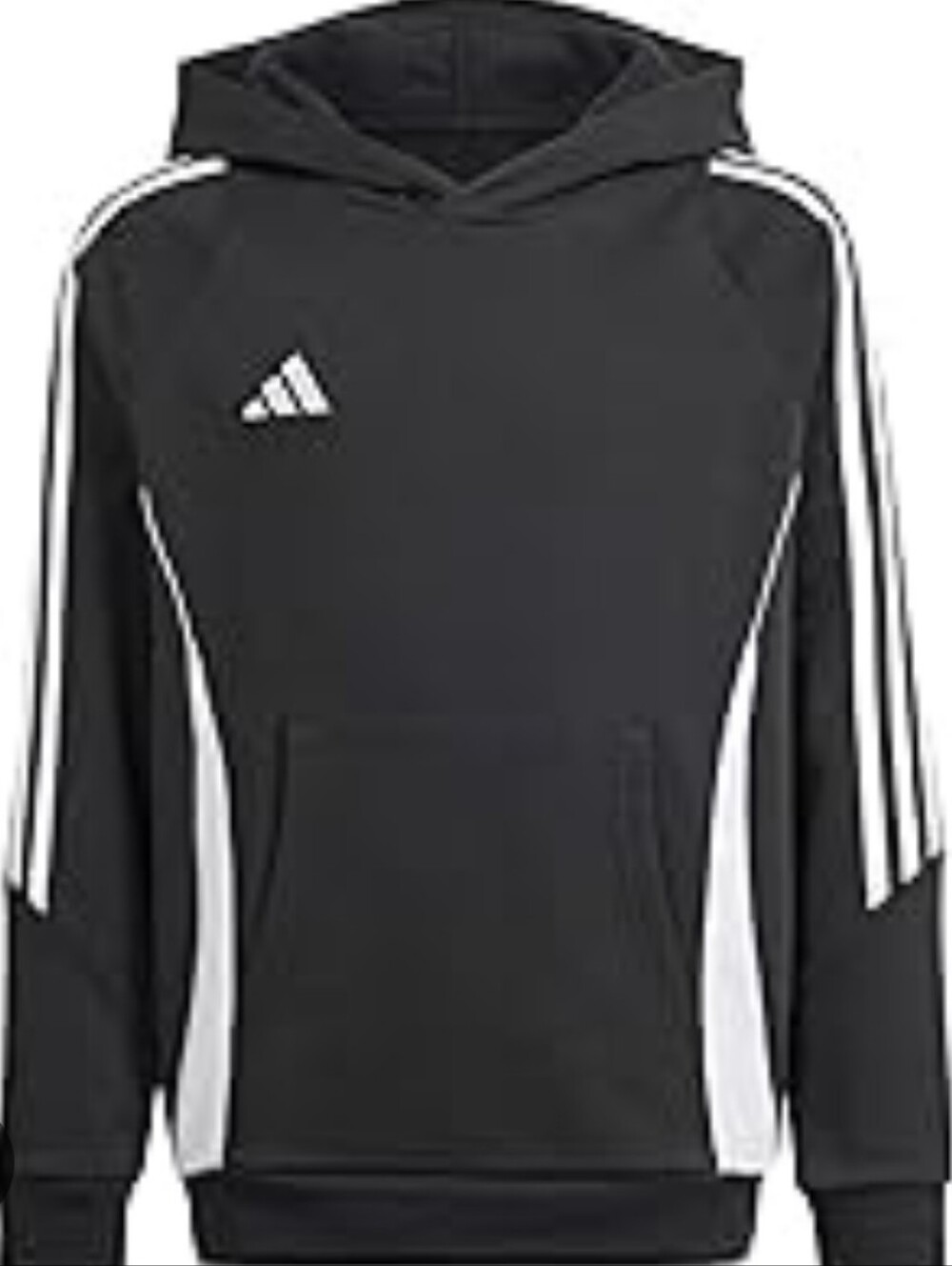 adidas Black & White Soccer Hoodie